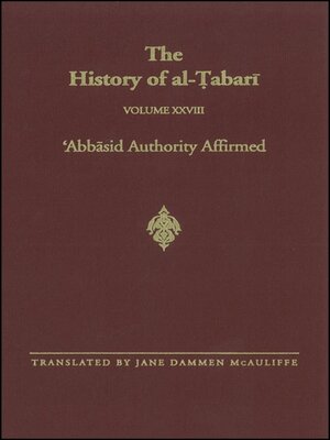 cover image of The History of al-Tabari Volume 28